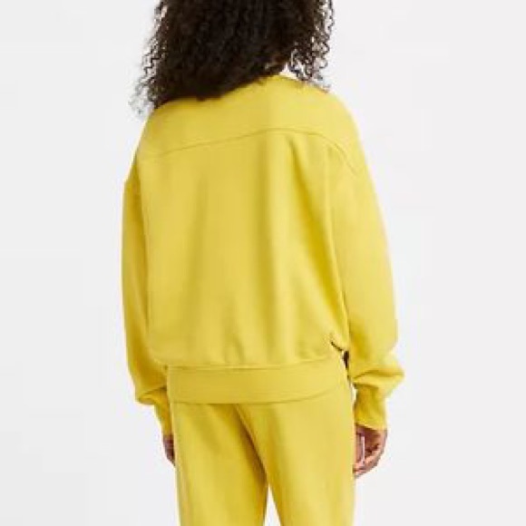 Chartreuse yellow green sweatshirt from Levi’s size medium - Picture 6 of 7